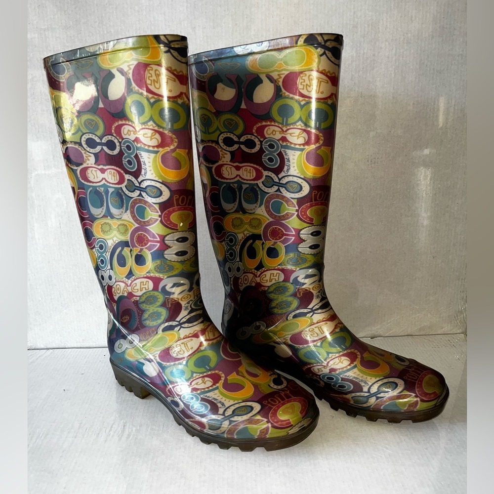 Coach Poppy Rain Boots ☔️ - Picture 5 of 5